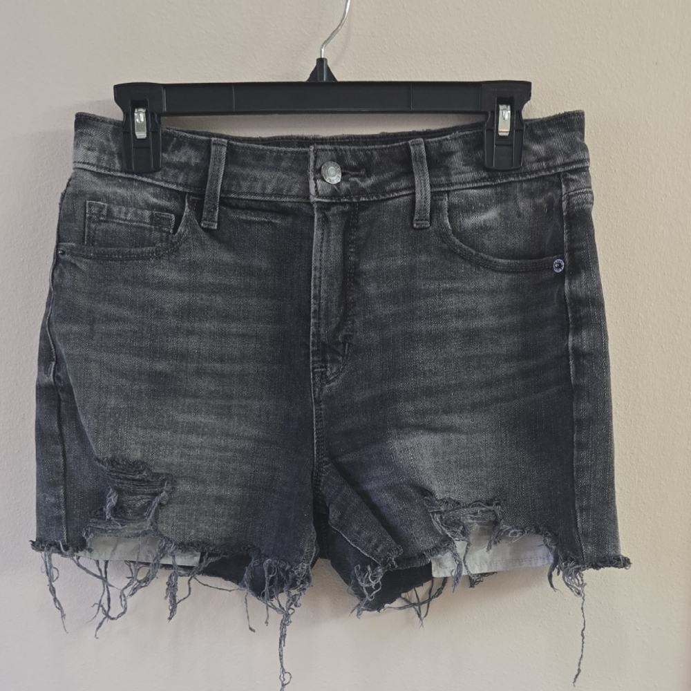Old Navy Faded Black Jean Shorts